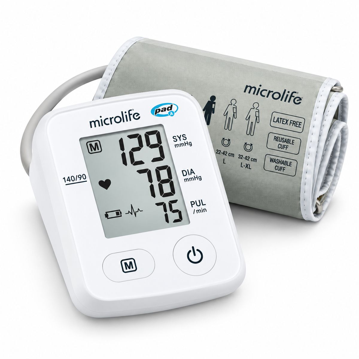 Tensiómetro Digital de Brazo con Detección de Arritmias MICROLIFE BP A100