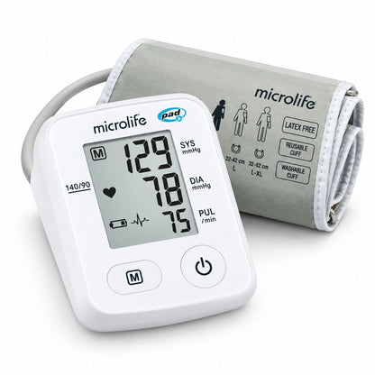 Tensiómetro Digital de Brazo con Detección de Arritmias MICROLIFE BP A100