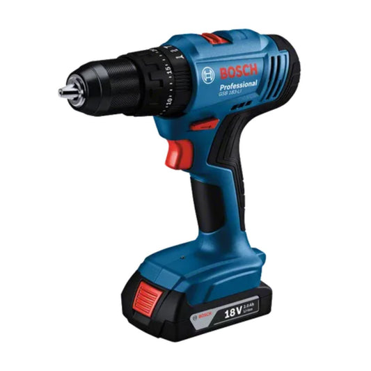 Taladro Percutor Inalámbrico 18 V 1/2" con 2 Baterías BOSCH GSB 183-LI