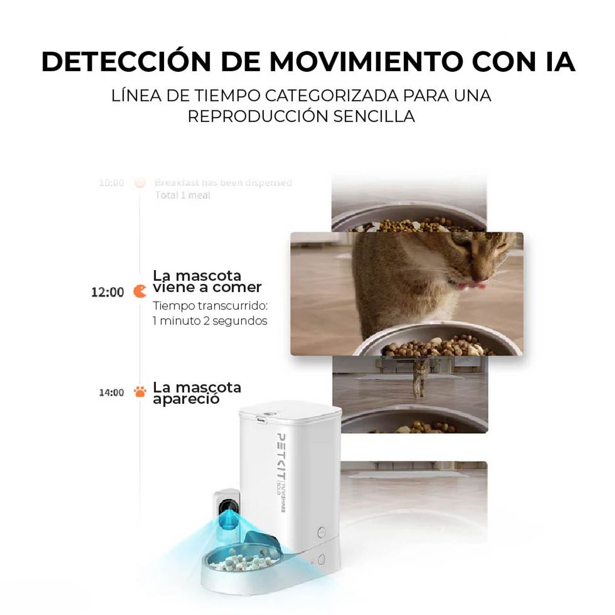 Comedero Automático 3 L con Cámara Full HD PETKIT YumShare Solo