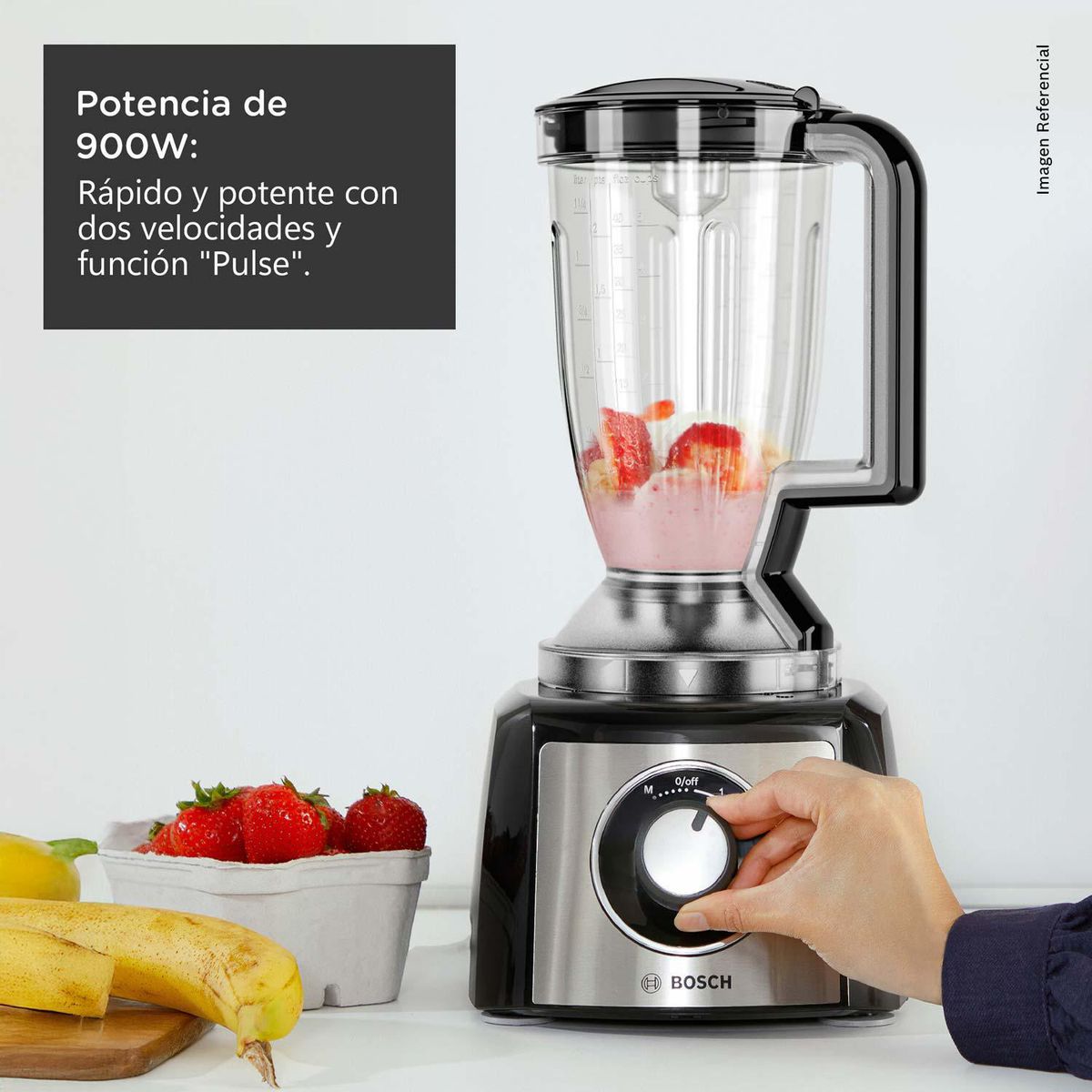 Procesador de Alimentos MultiTalent 3 Plus 900 W BOSCH MCM3PM386
