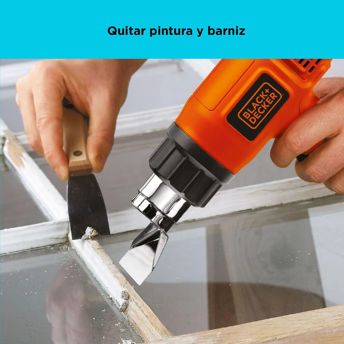 Pistola de Calor 1500 W hasta 540 °C BLACK+DECKER HG1500