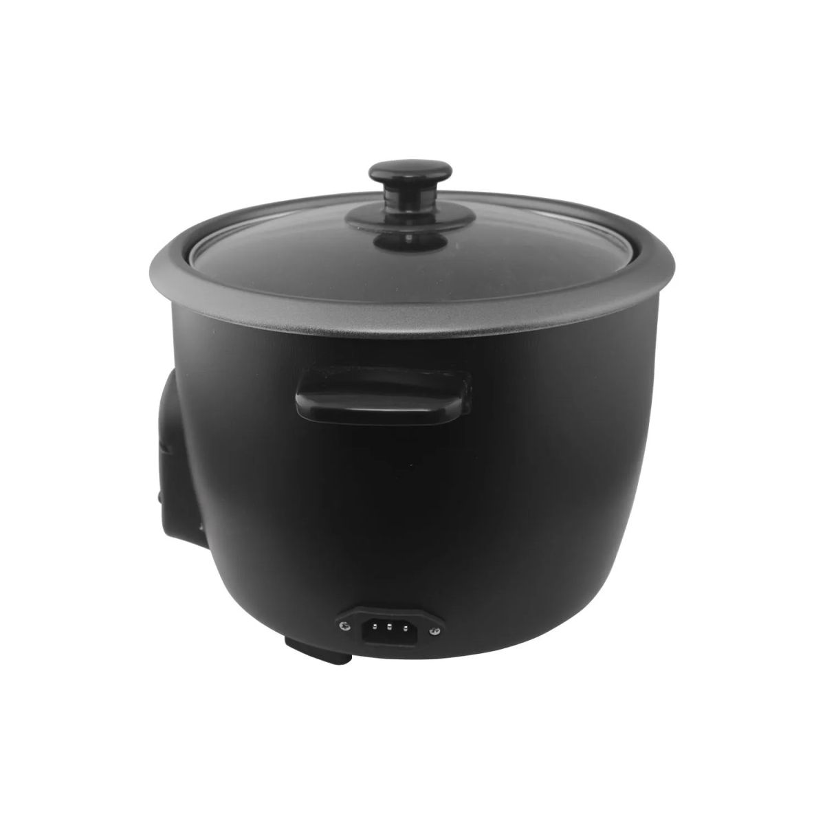 Olla Arrocera 1.8 L Negra con Tapa de Vidrio IMACO RC18N