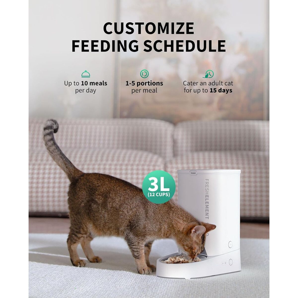 Comedero Automático WiFi 3 L con App PETKIT P570
