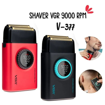 Afeitadora Shaver Inalámbrica Recargable USB 9000 RPM VGR V-377