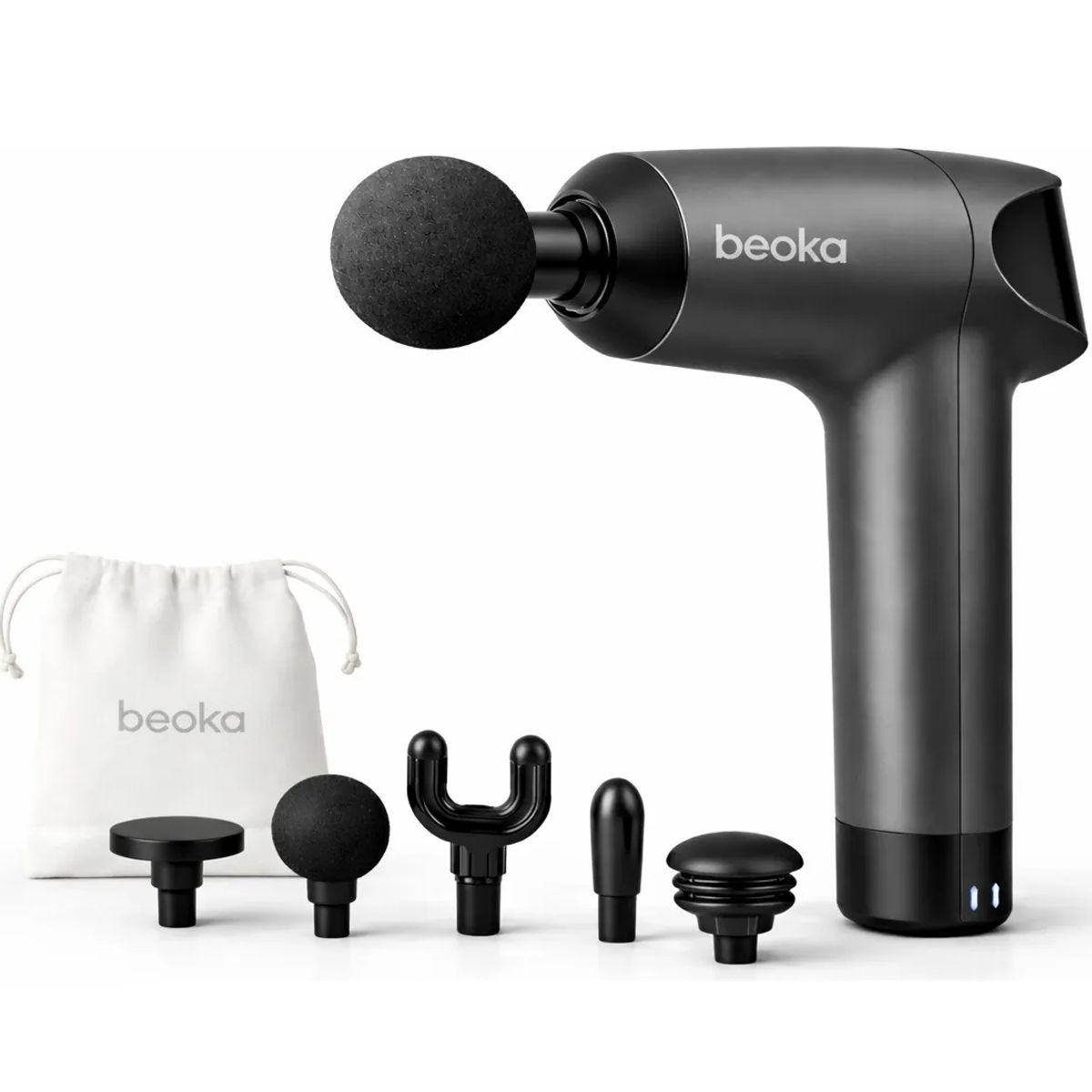 Pistola de Masaje Muscular Recargable 7 Velocidades BEOKA Lite 2