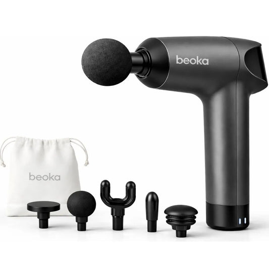 Pistola de Masaje Muscular Recargable 7 Velocidades BEOKA Lite 2