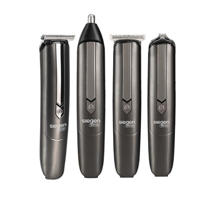 Set Afeitadora y Cortapelo Multistyler 4 en 1 Recargable SIEGEN SG-8440C01
