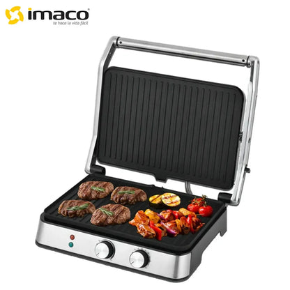 Grill Panini XL para 6 Panes 1800 W Antiadherente IMACO IG3423