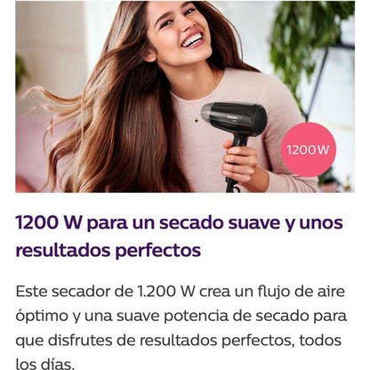 Secadora de Cabello Essential Care 1200 W ThermoProtect PHILIPS BHC010/10