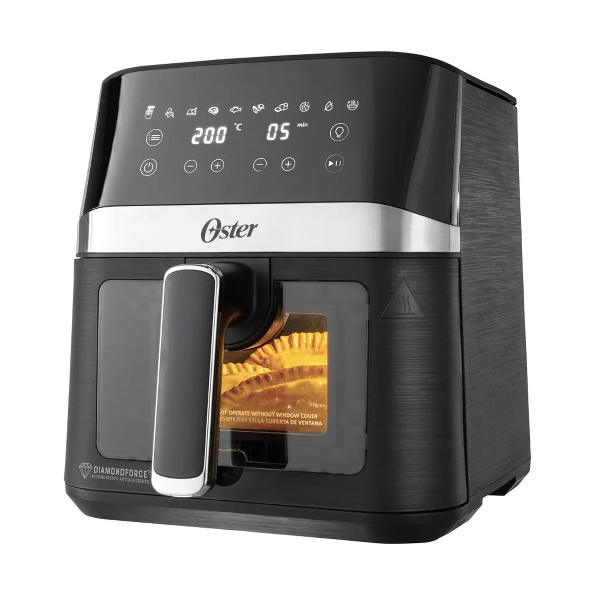 Freidora de Aire Digital 4 L DiamondForce con Ventana OSTER CKSTAF40WDDF