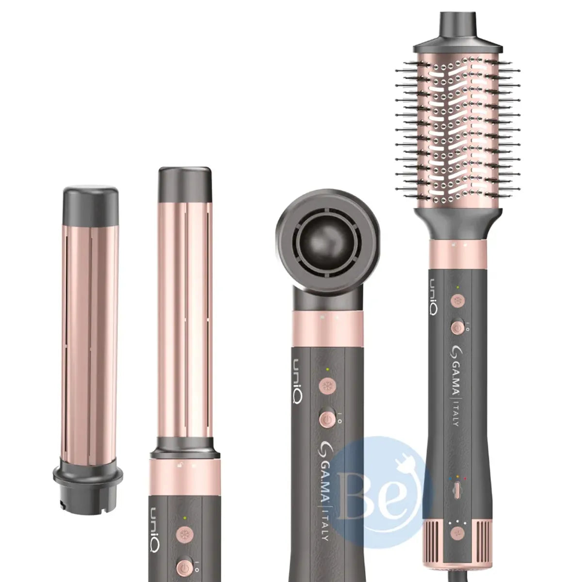 Multistyler 4 en 1 Seca, Alisa y Ondula Motor Brushless GAMA UniQ Aura