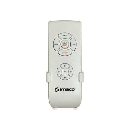 Ventilador de Techo Decorativo 52" con Luz, Control y Timer IMACO CF5260AC
