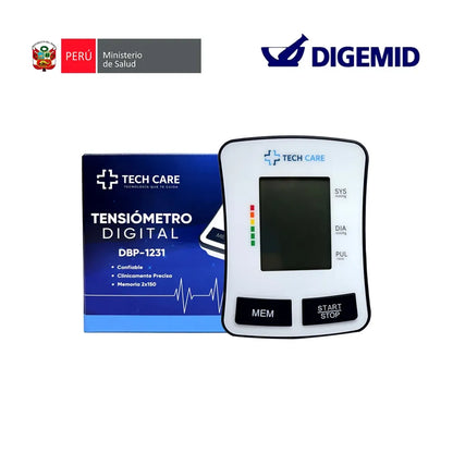Tensiómetro de Brazo Digital Automático TECH CARE DBP-1231