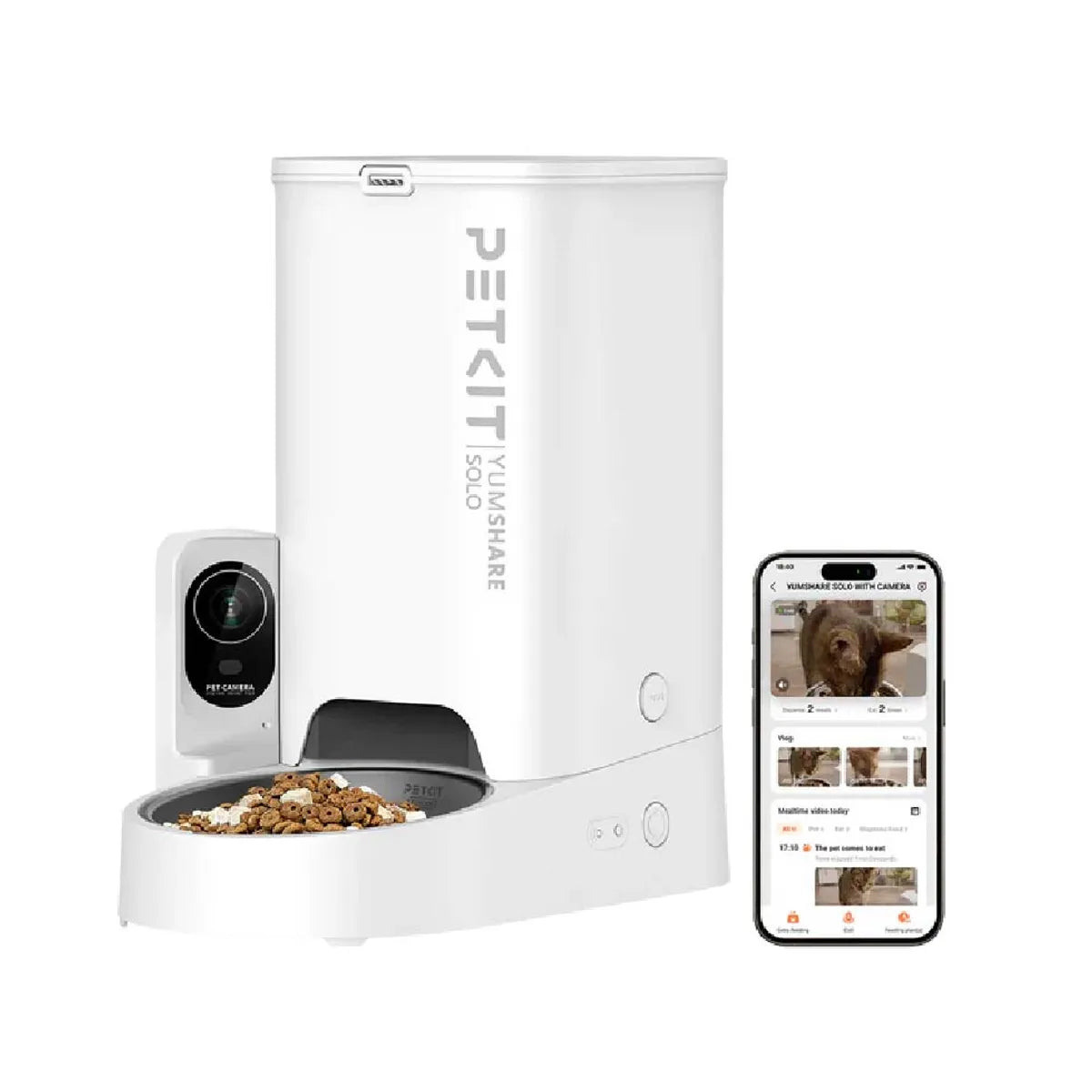 Comedero Automático 3 L con Cámara Full HD PETKIT YumShare Solo