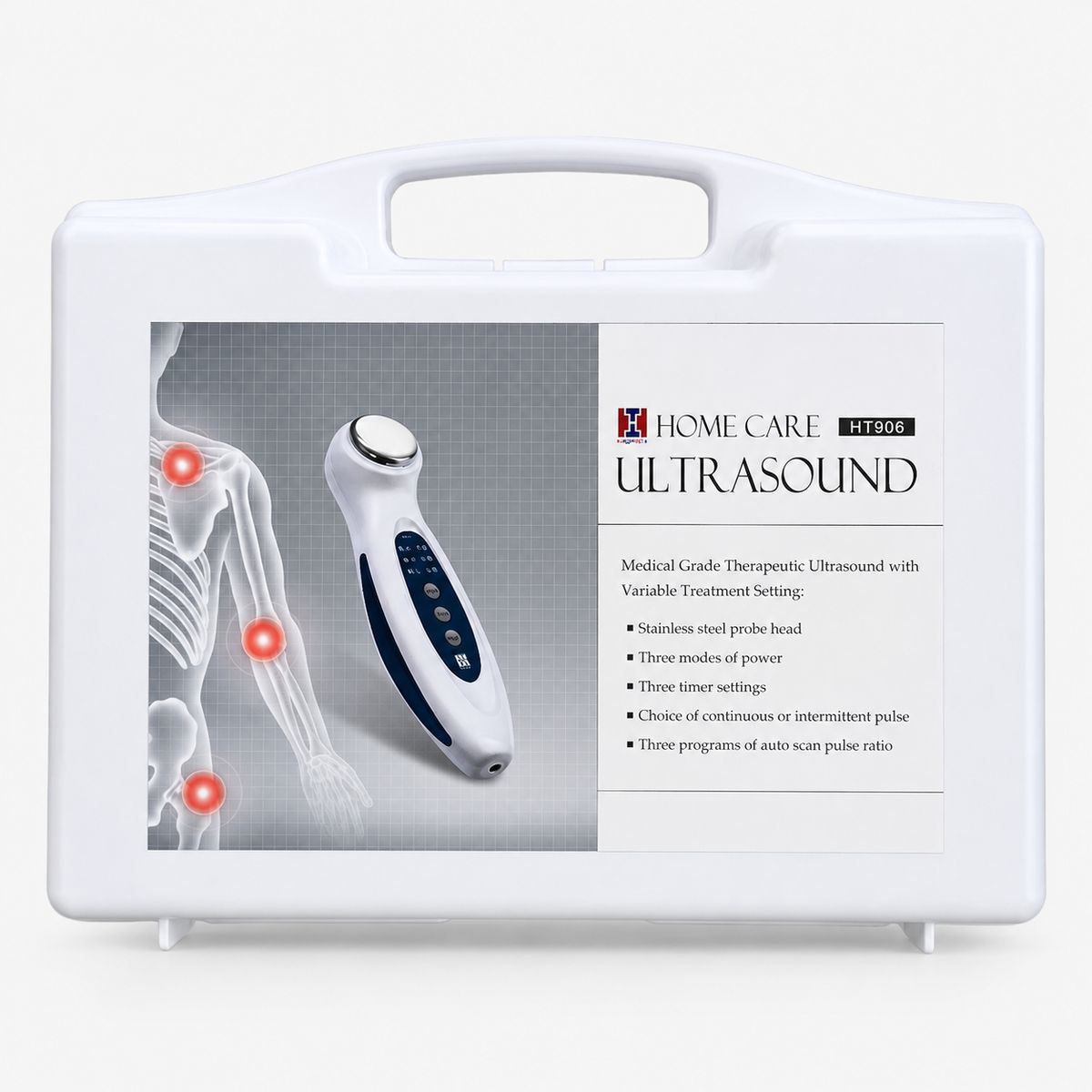 Ultrasonido Terapéutico Portátil 1 MHz HOME CARE HT-906