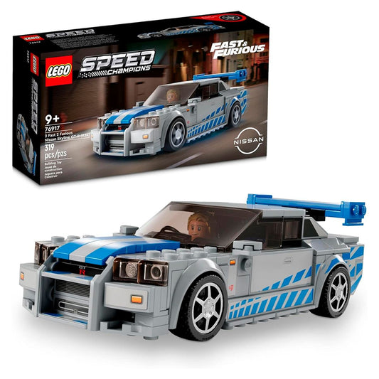 Set de Construcción Nissan Skyline GT-R (R34) 319 Piezas LEGO Speed Champions 76917