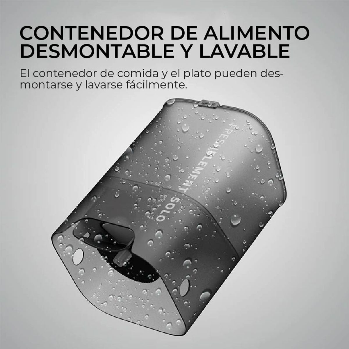 Comedero Automático Inteligente 3 L con Wi-Fi PETKIT Fresh Element Solo