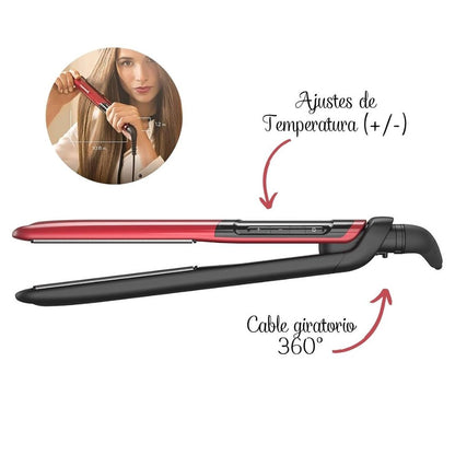 Plancha Alisadora Silk Cerámica con Seda 235 °C REMINGTON S9600