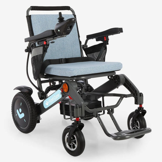 Silla de Ruedas Eléctrica Plegable de Aluminio con Batería de Litio FIRST CARE Pro Ride X