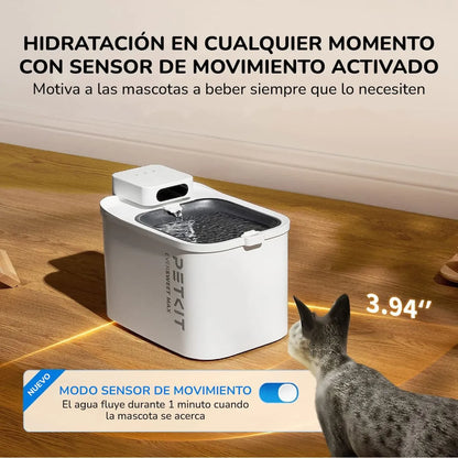 Fuente de Agua Inalámbrica 3 L para Gatos PETKIT Eversweet MAX