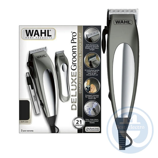 Kit Cortadora de Cabello, Barba y Nasal 21 Piezas WAHL Deluxe Groom Pro 79305-3618