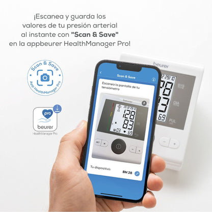 Tensiómetro Digital de Brazo con ECG y Bluetooth BEURER BM 95