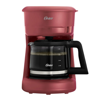 Cafetera Eléctrica 5 Tazas con Filtro Permanente Roja OSTER BVSTDCS51B