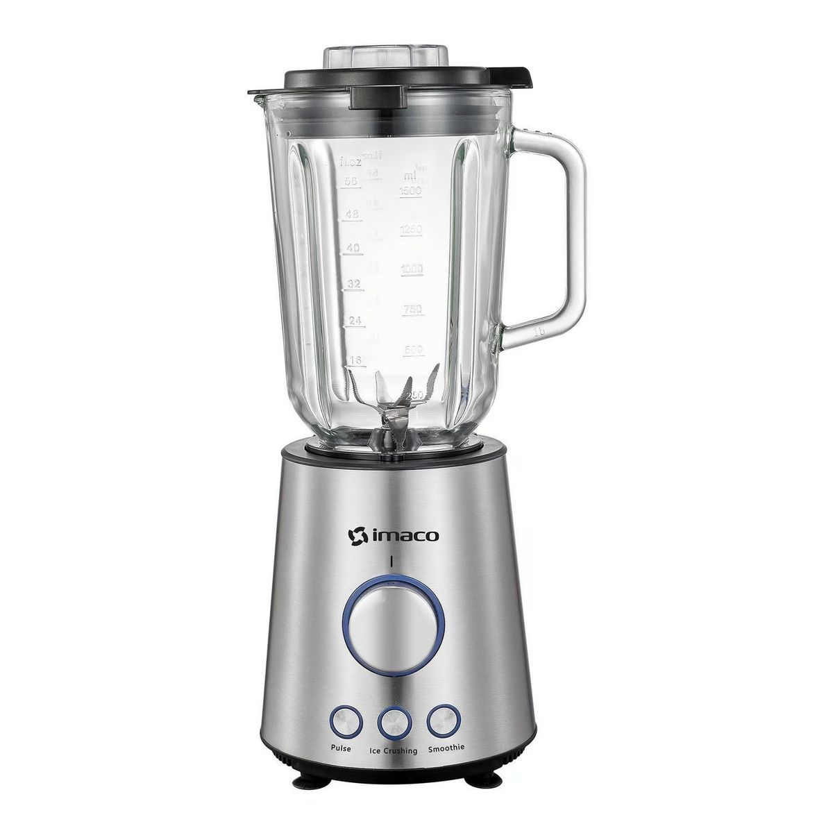 Licuadora de Vaso de Vidrio 1.5 L 1000 W con Vaso Personal IMACO BLS860