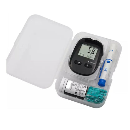 Glucómetro con Bluetooth + 100 Tiras + 100 Lancetas LABMEDICAL BG709B