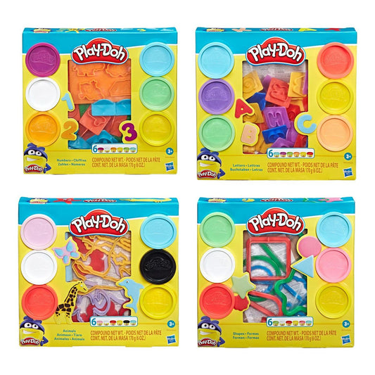 Set de Masa Moldeable Fundamentals 6 Botes PLAY-DOH E8530