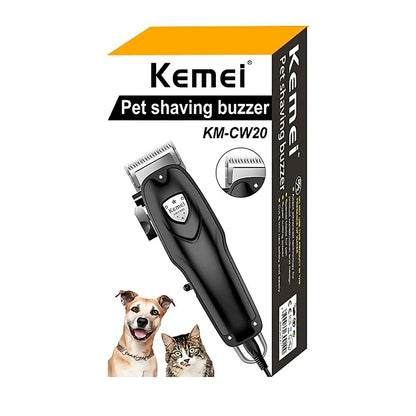 Máquina Cortapelo para Mascotas Recargable con Peines Guía KEMEI KM-CW20