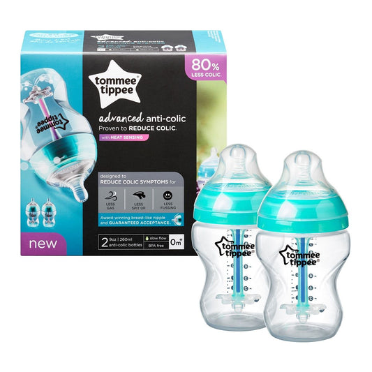 Biberón Anticólico Avanzado 260 ml Pack x2 TOMMEE TIPPEE