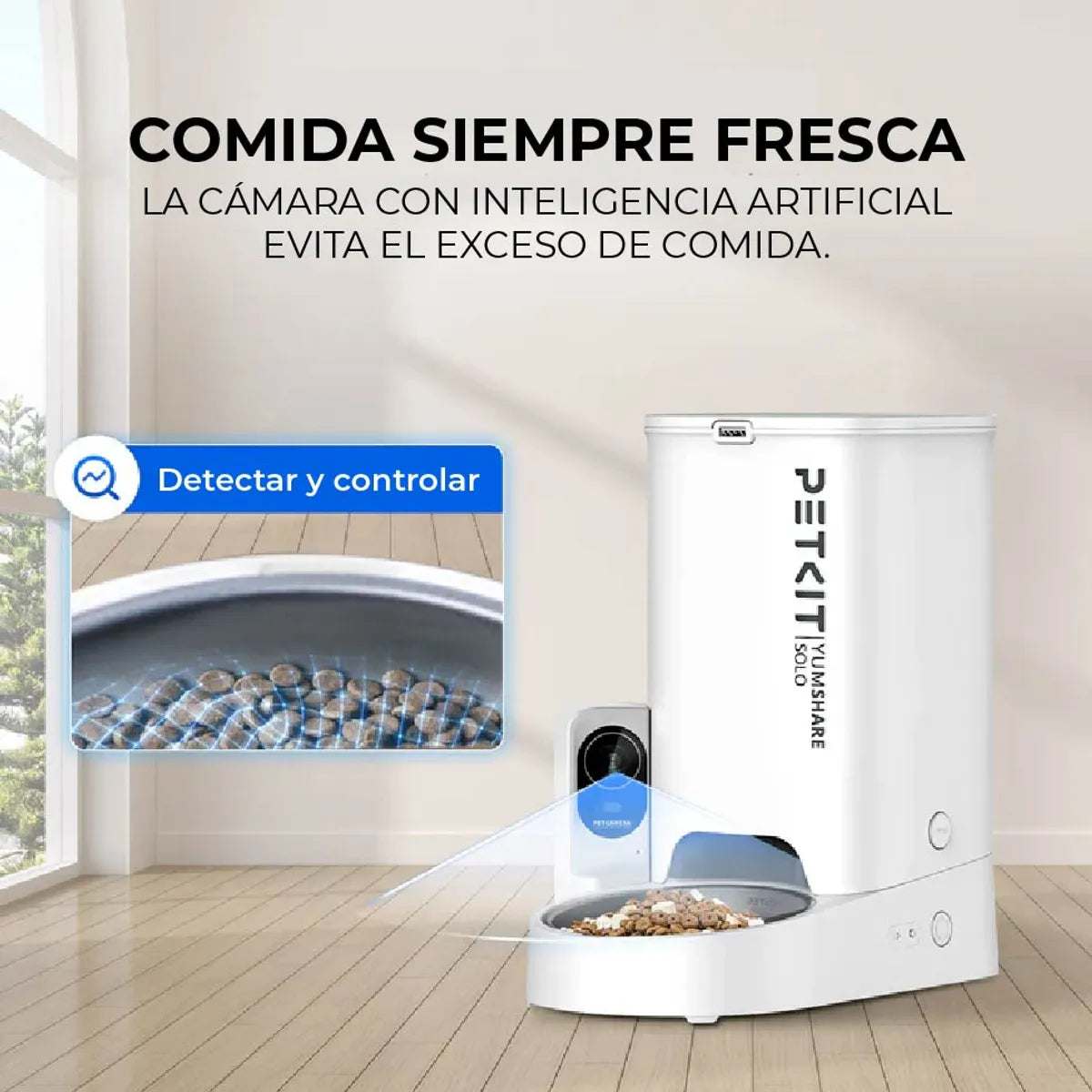 Comedero Automático 3 L con Cámara Full HD PETKIT YumShare Solo