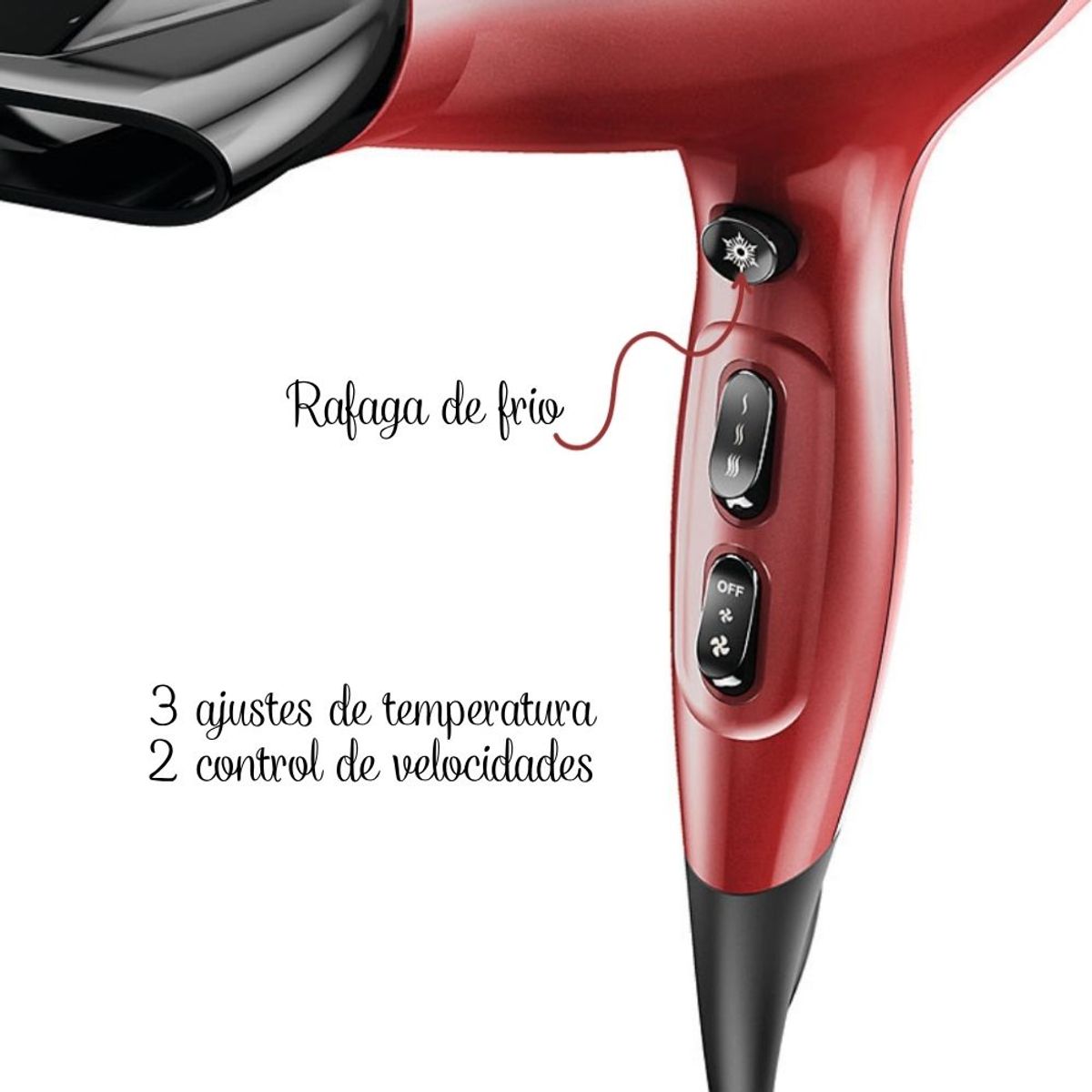 Secadora de Cabello Silk Ceramic 2400 W REMINGTON AC9096