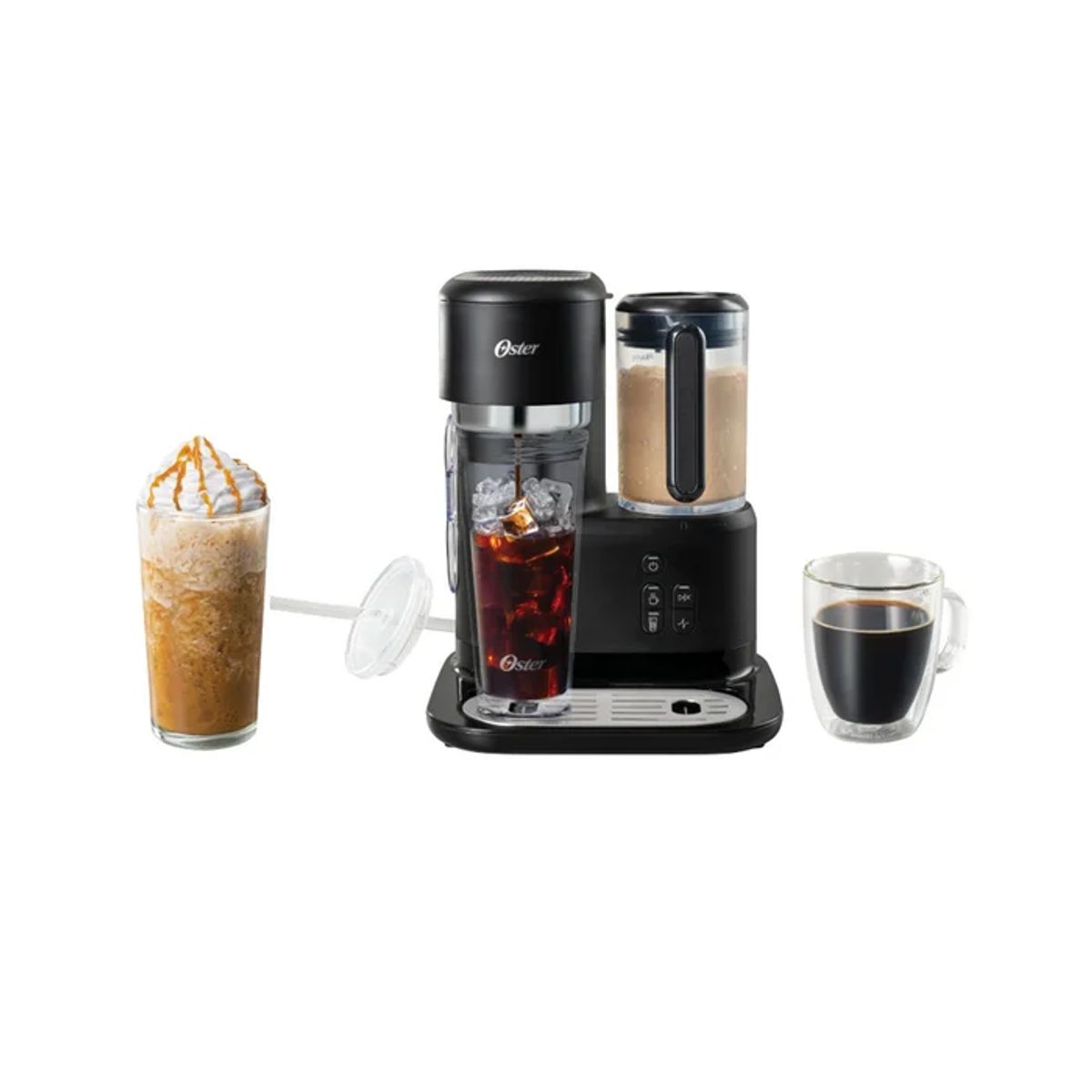Cafetera Frappé 3 en 1 con Licuadora Integrada OSTER BVSTDC03B