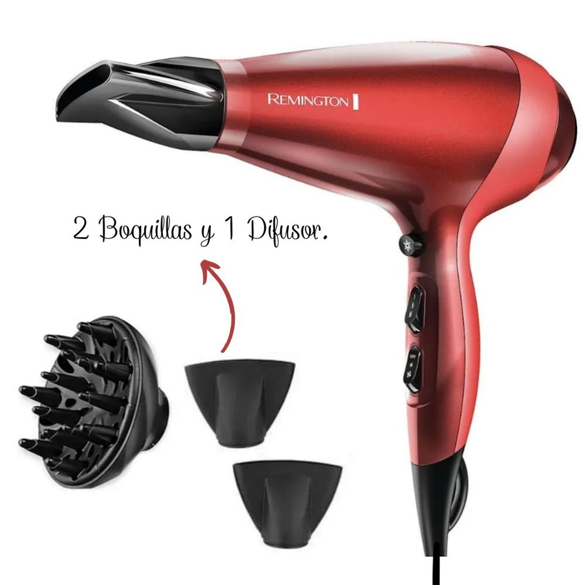 Secadora de Cabello Silk Ceramic 2400 W REMINGTON AC9096