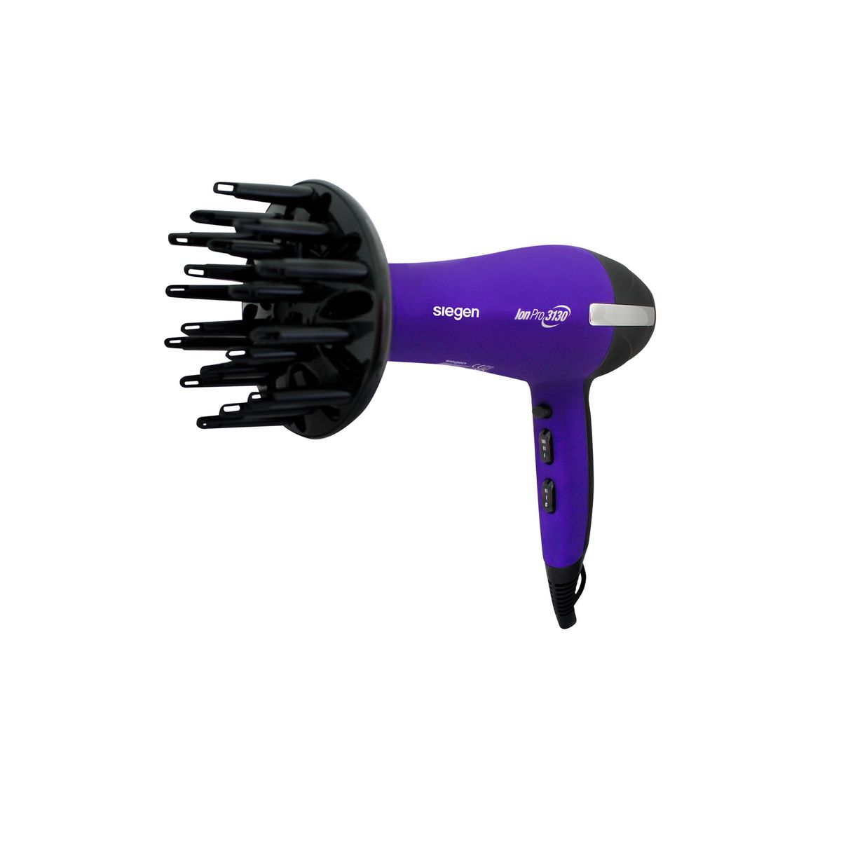 Secadora de Cabello Iónica 2200 W Motor AC Purple Power SIEGEN SG-3130-M