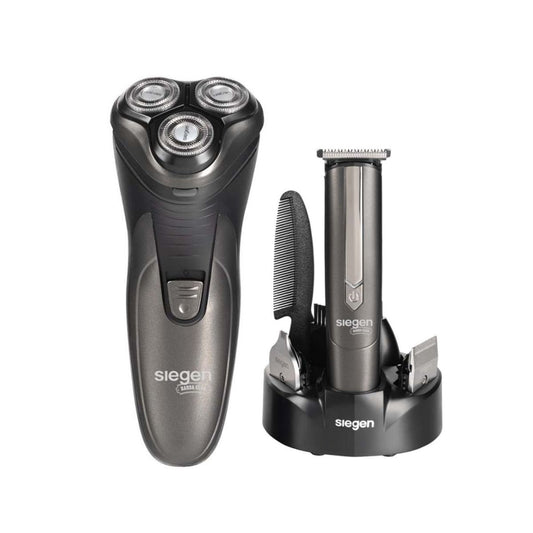 Set Afeitadora y Cortapelo Multistyler 4 en 1 Recargable SIEGEN SG-8440C01