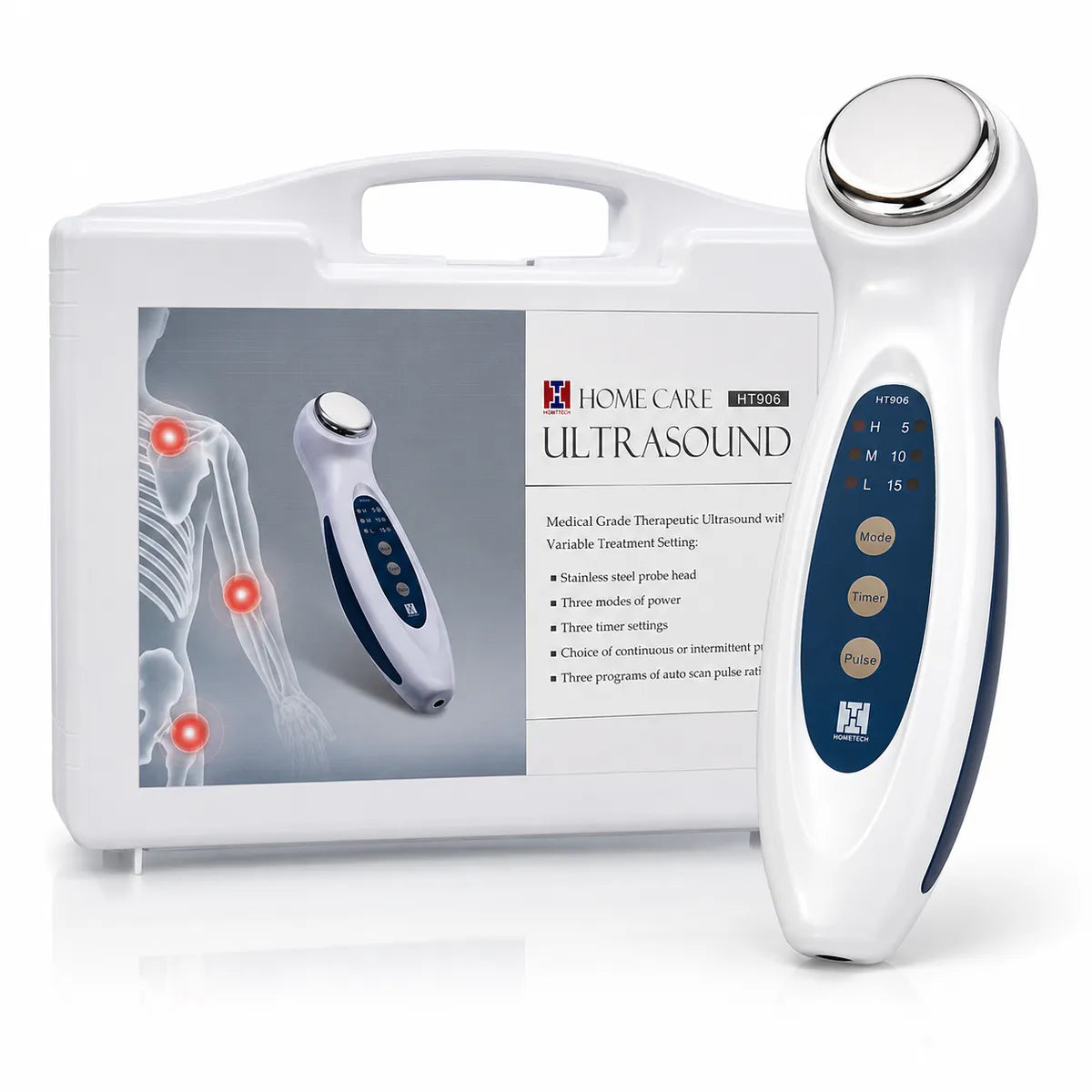 Ultrasonido Terapéutico Portátil 1 MHz HOME CARE HT-906