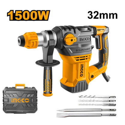 Rotomartillo SDS Plus 1500 W 5.5 J INGCO RH150028