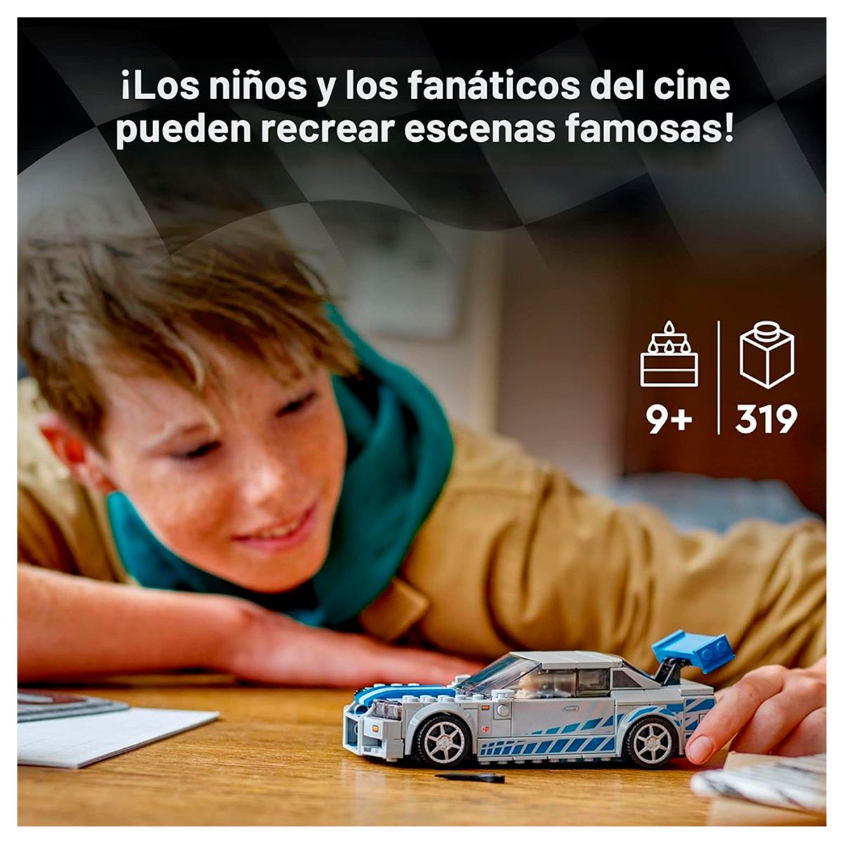 Set de Construcción Nissan Skyline GT-R (R34) 319 Piezas LEGO Speed Champions 76917