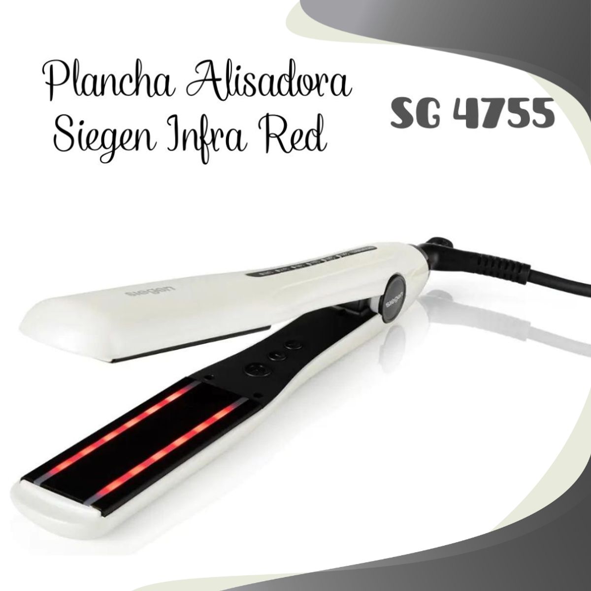 Plancha Alisadora Infrarroja Placas Cerámicas 230 °C SIEGEN SG-4755