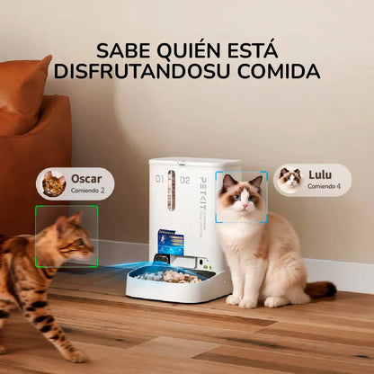Comedero Automático Doble Tolva con Cámara HD PETKIT YumShare Dual-Hopper 2