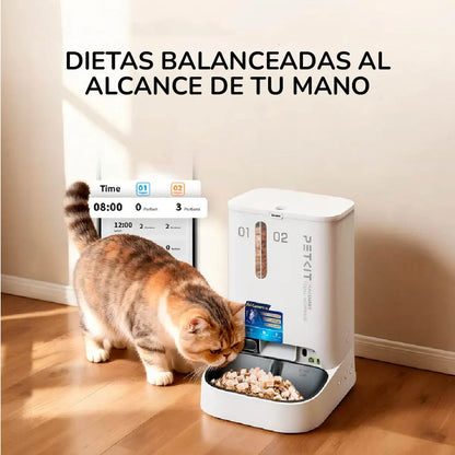 Comedero Automático Doble Tolva con Cámara HD PETKIT YumShare Dual-Hopper 2