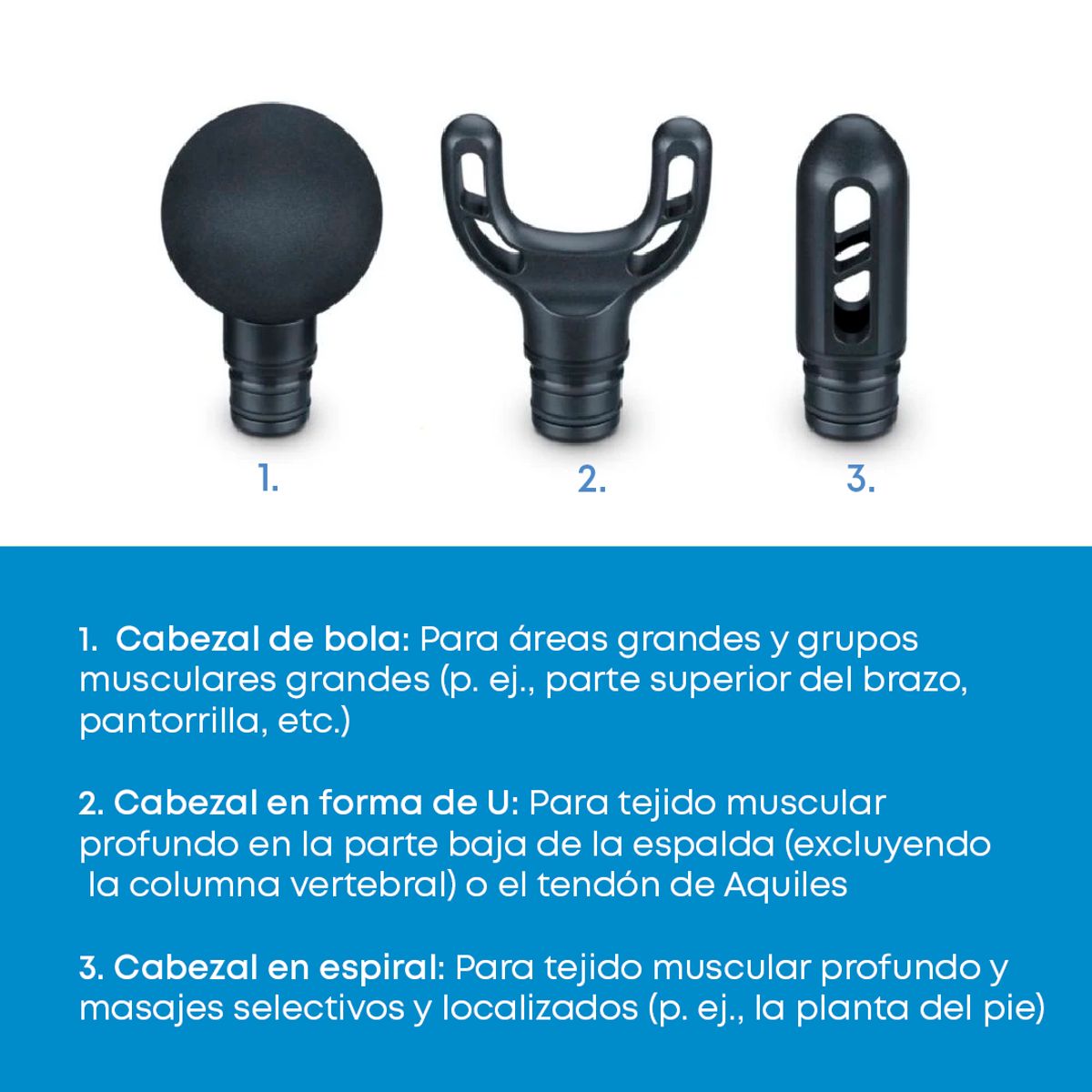 Pistola de Masaje Muscular 5 Niveles Inalámbrica BEURER MG 89