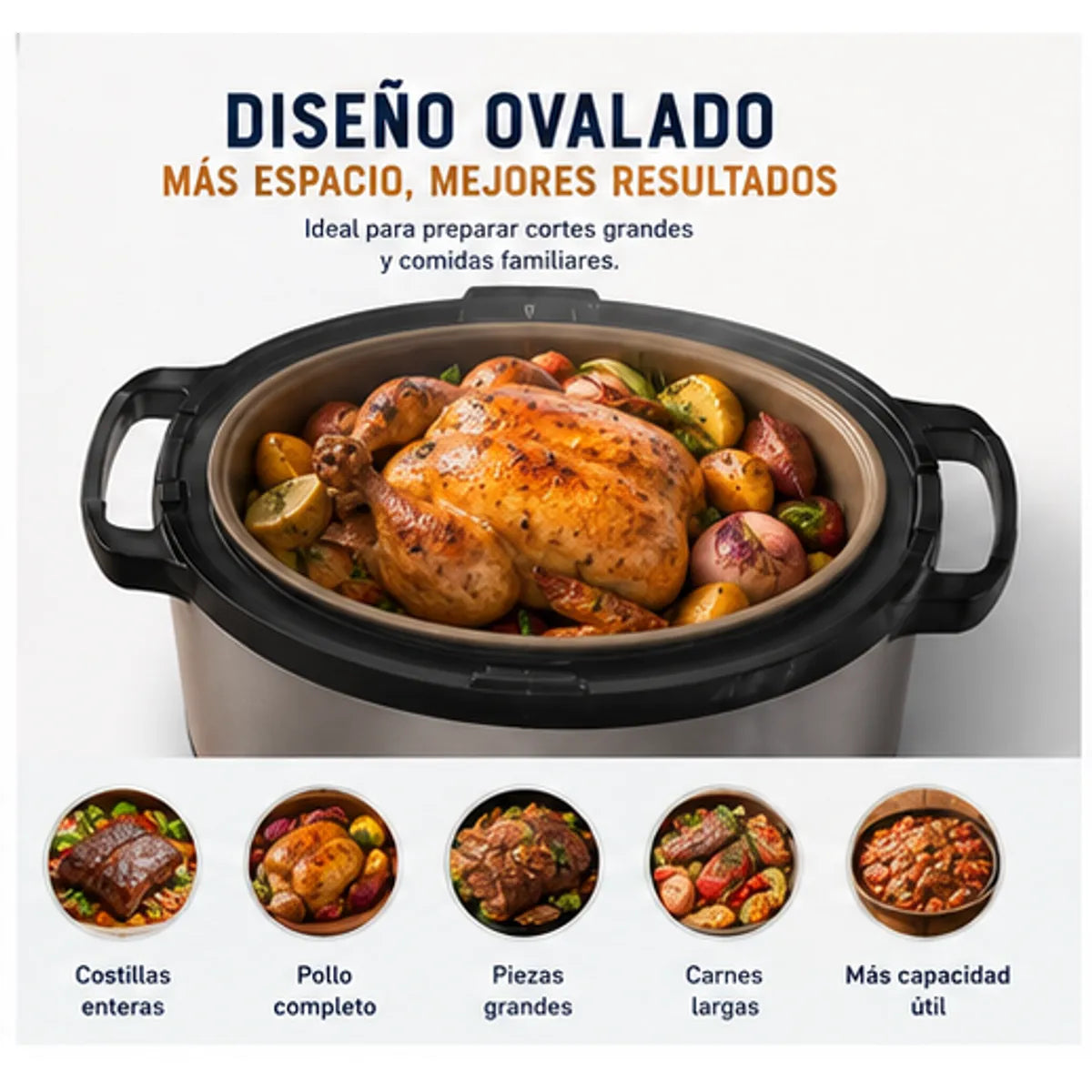 Multi-Olla Rápida Ovalada 5.7 L 15 Funciones Bioceramic OSTER CKSTPCECOV57