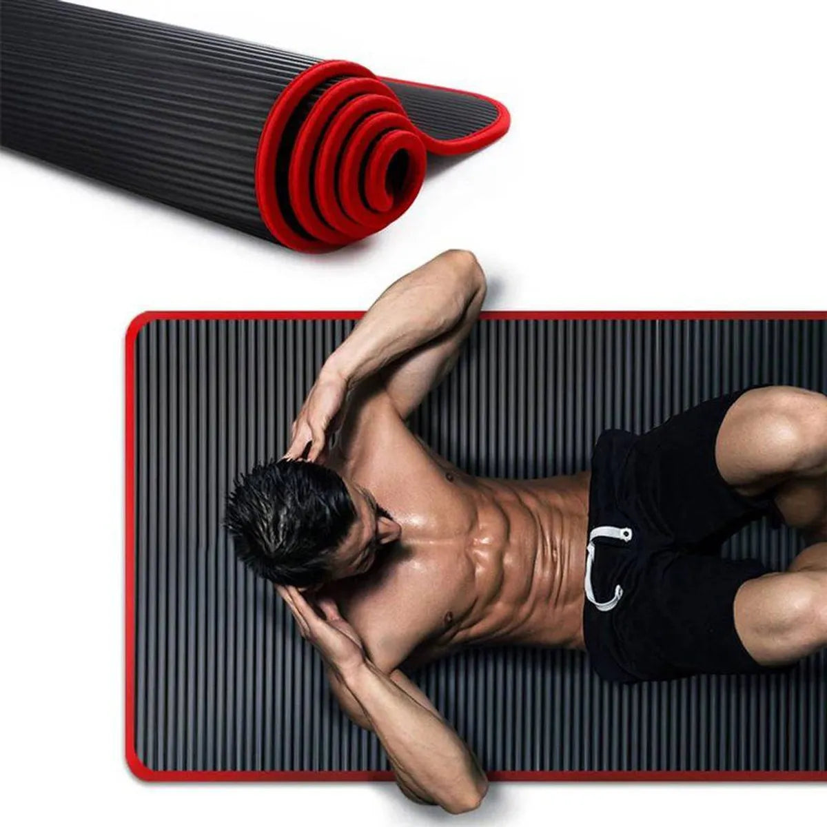Colchoneta Yoga Mat NBR 10 mm 185 x 81 cm con Bolso NEO DIGITAL YM002