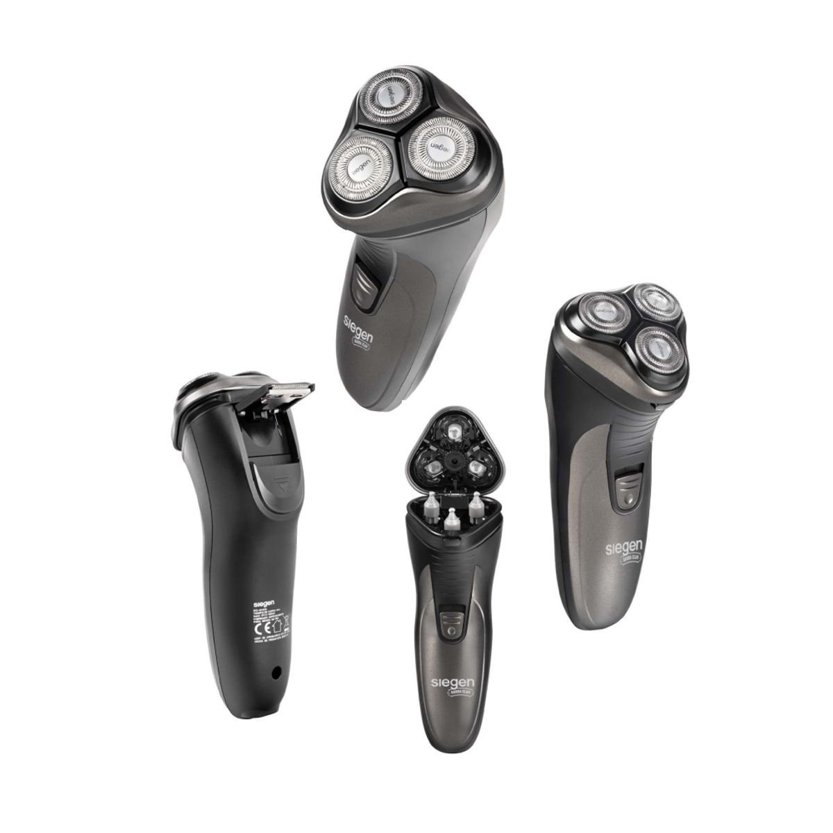 Set Afeitadora y Cortapelo Multistyler 4 en 1 Recargable SIEGEN SG-8440C01