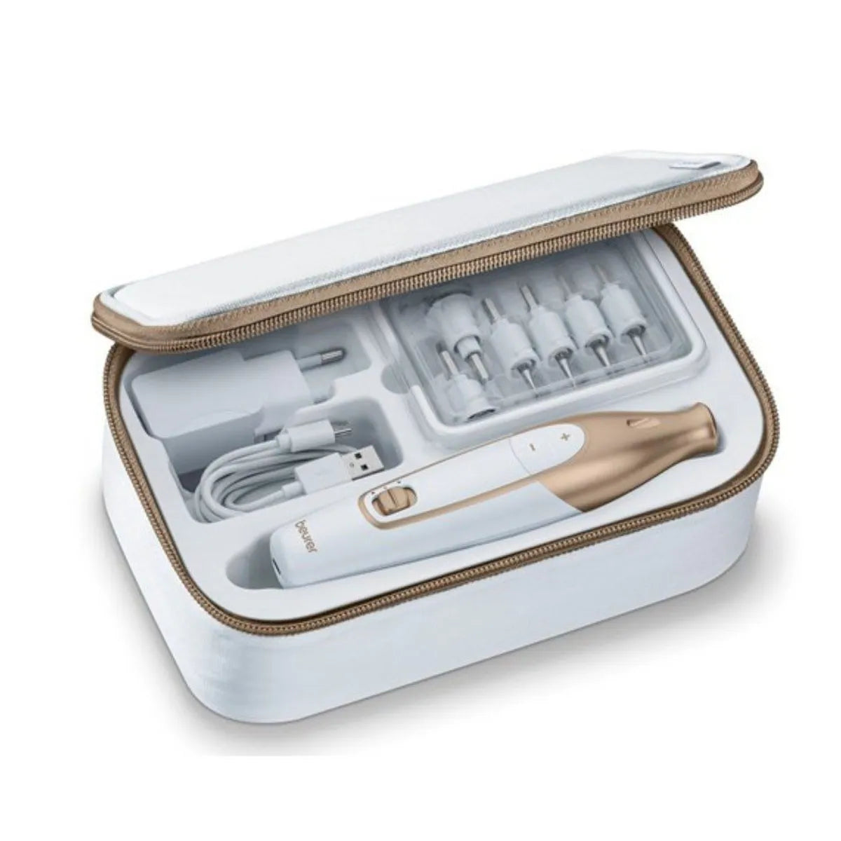 Set de Manicura y Pedicura Inalámbrico con Luz LED BEURER MP 64